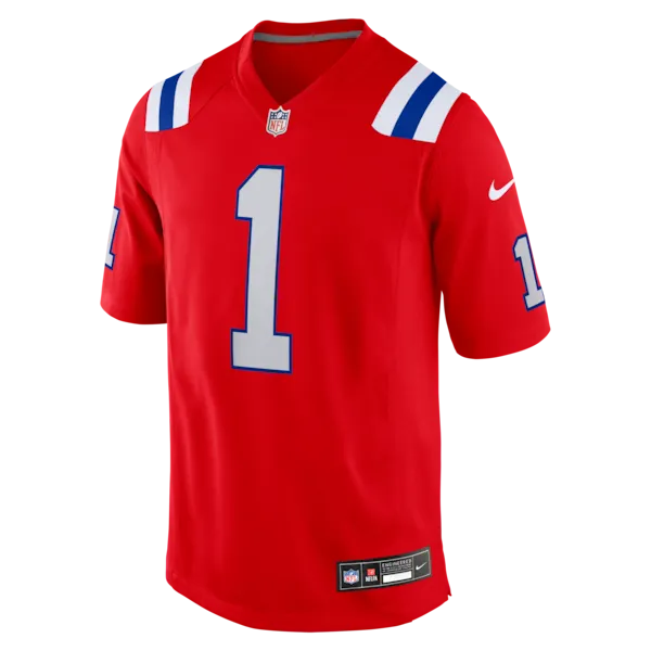 A.J. Brown New England Patriots Nike Game Jersey - Red