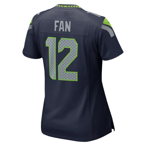 12s Seattle Seahawks Nike Women's Team Game Jersey - College Navy