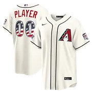 2026 All-Star Edition Stars & Stripes Arizona Diamondbacks  Nike Cream Stadium Pick-A-Player Jersey