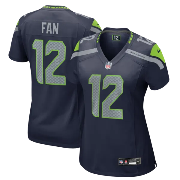 12s Seattle Seahawks Nike Women's Team Game Jersey - College Navy