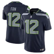12s Seattle Seahawks Nike Team Vapor F.U.S.E. Stitched Limited Jersey - College Navy